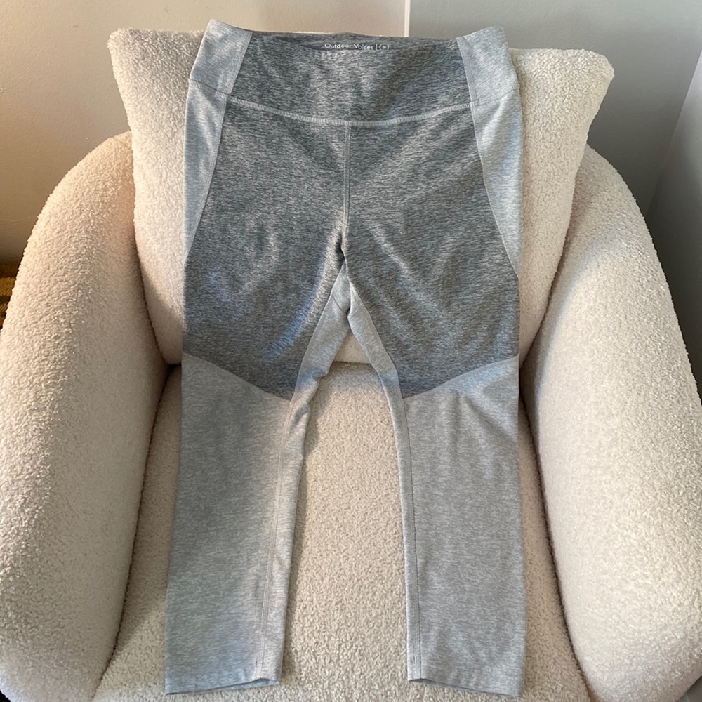 Outdoor voices color block leggings